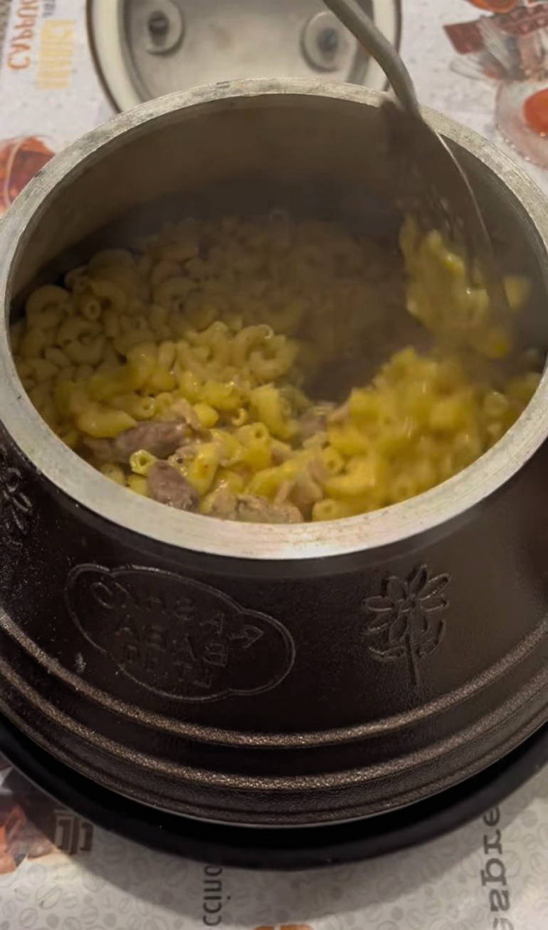 Макароны в афганском казане