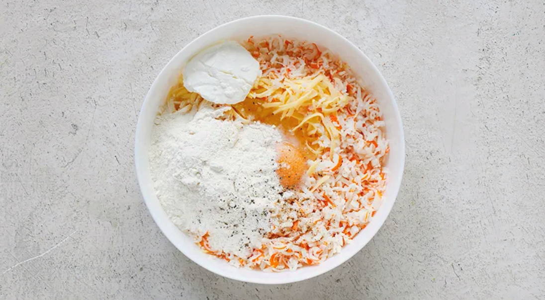 Крабовые котлеты с сыром