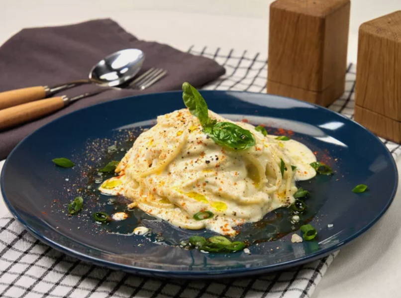 Макароны с сырным соусом
