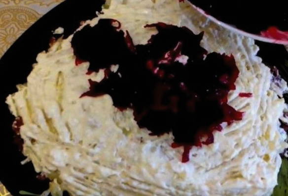 Салат «Корель» с говядиной и корейской морковью