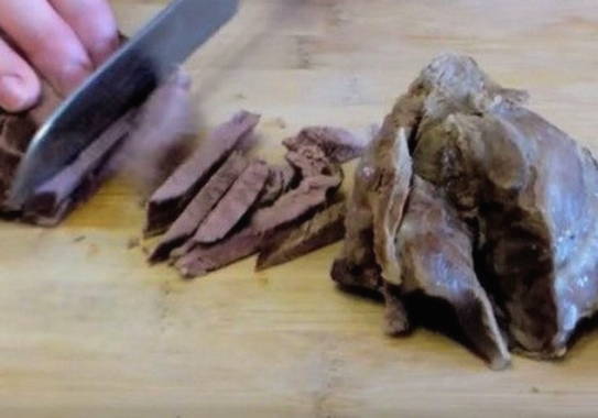 Салат «Корель» с говядиной и корейской морковью
