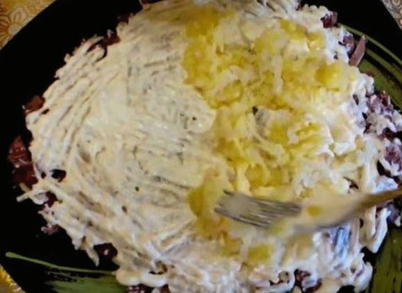 Салат «Корель» с говядиной и корейской морковью