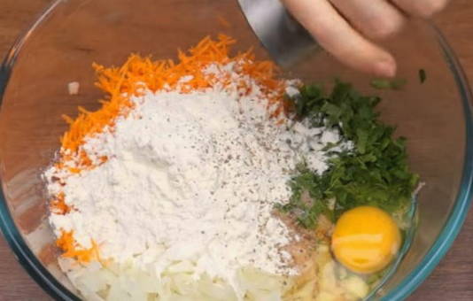 Котлеты с овощами