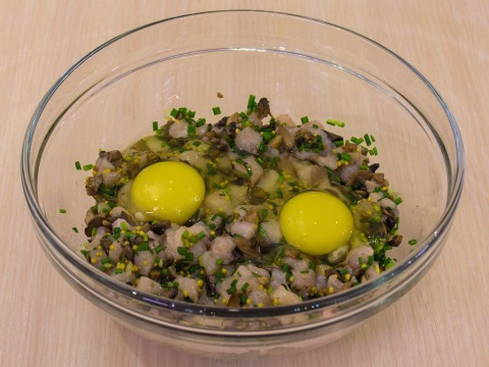 Куриные котлеты с грибами