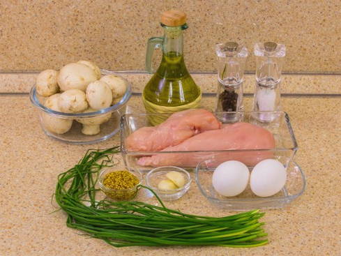 Куриные котлеты с грибами