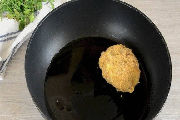 Картофельные котлеты с фаршем