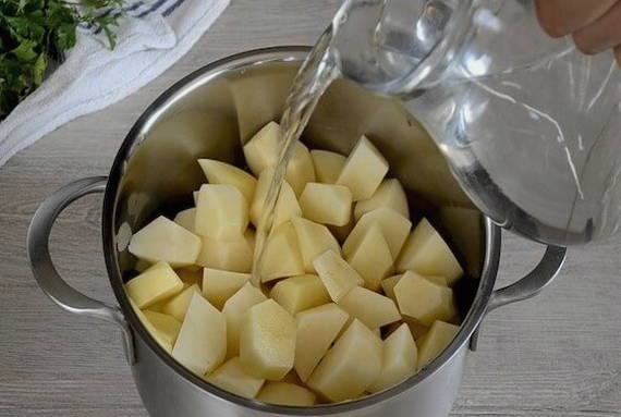 Картофельные котлеты с фаршем