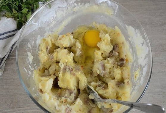 Картофельные котлеты с фаршем
