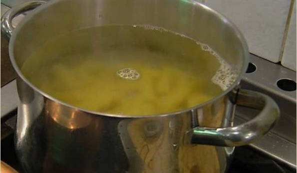 Макароны с лисичками