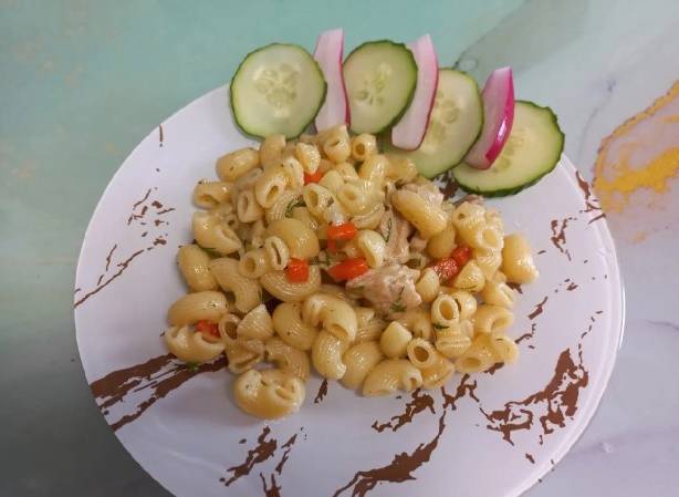 Макароны с мясом в казане