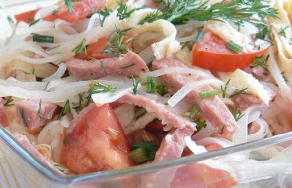 Салат «Итальянский» с фунчозой
