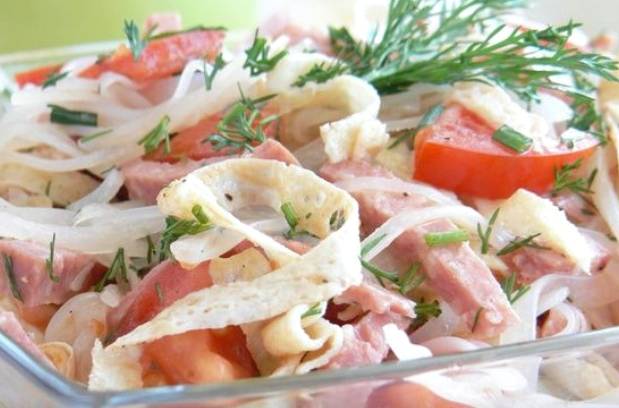 Салат «Итальянский» с фунчозой