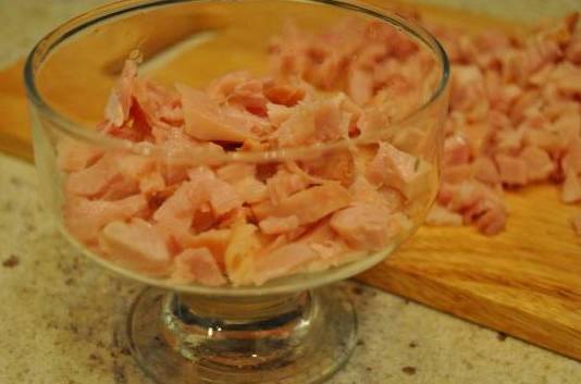 Салат «Ирина» с копченой курицей