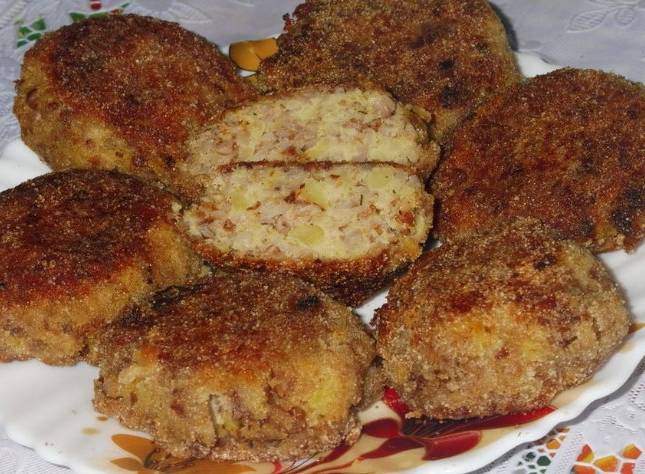 Котлеты из вареной гречки без мяса