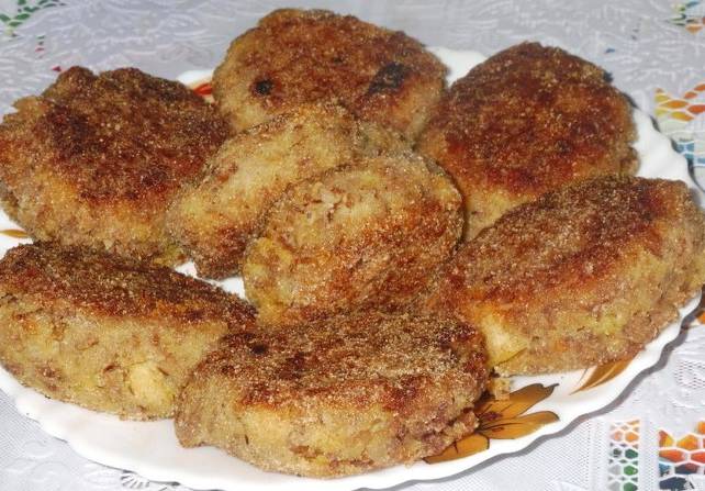 Котлеты из вареной гречки без мяса