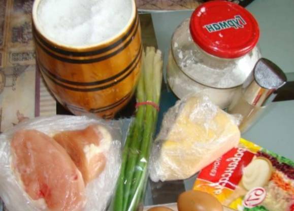 Котлеты из куриной грудки с сыром