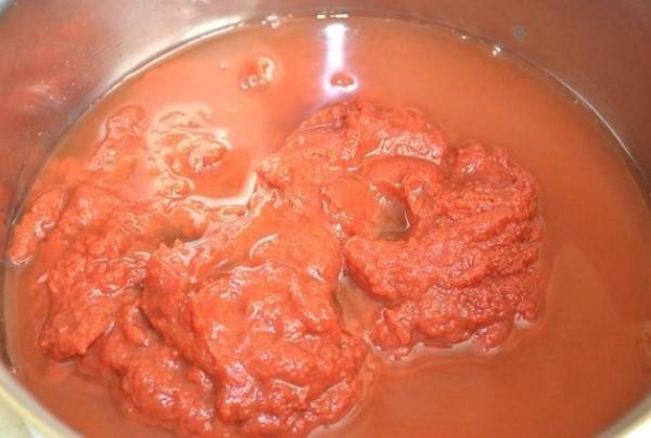 Соус из томатной пасты для шашлыка