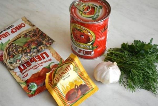 Соус из томатной пасты для шашлыка