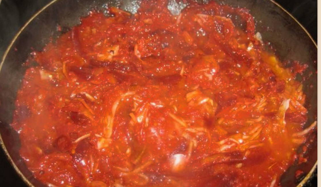Борщ с шампиньонами
