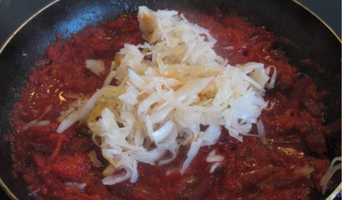 Борщ с шампиньонами