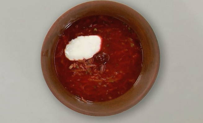 Борщ с вишней