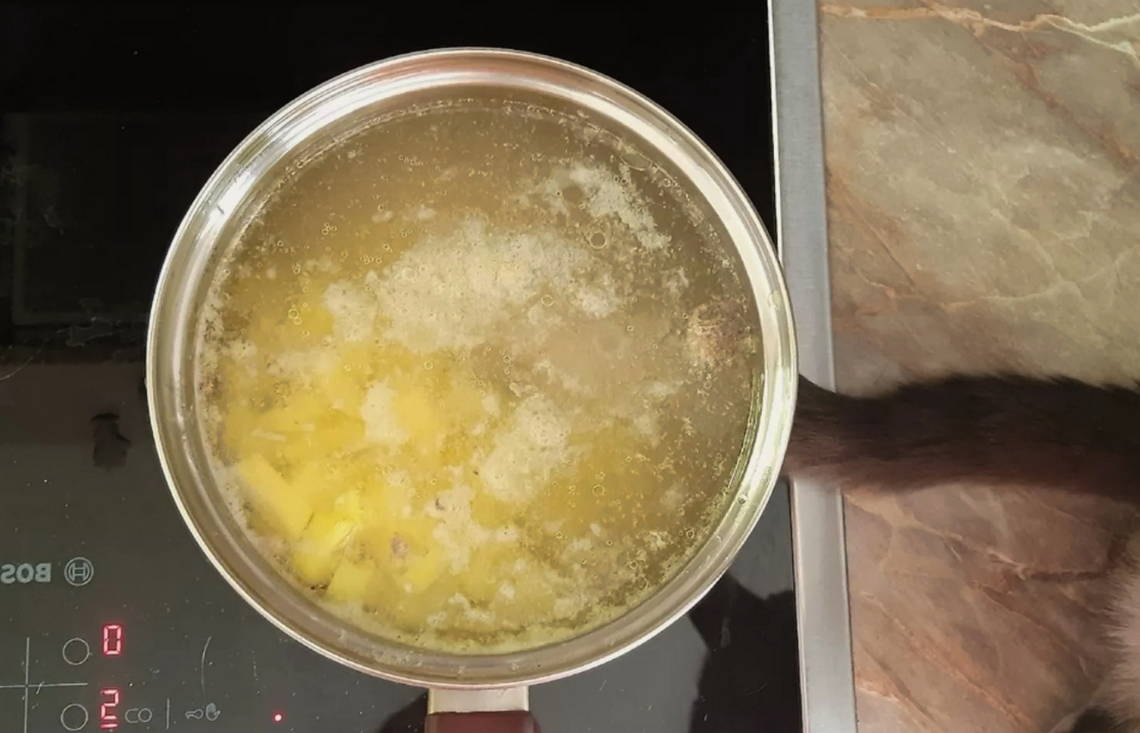 Борщ с китайской капустой