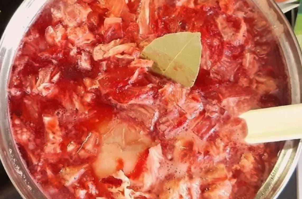 Борщ с китайской капустой