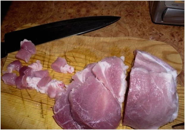 Гречневая каша с мясом в мультиварке
