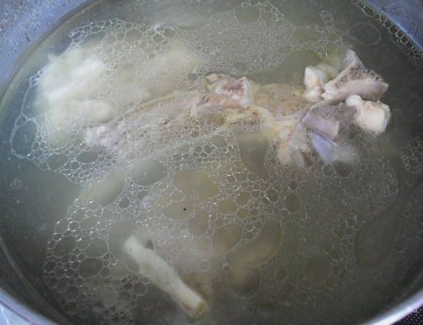 Борщ с клецками