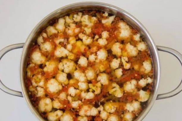 Борщ из цветной капусты