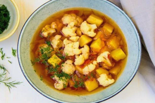 Борщ из цветной капусты
