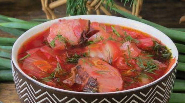 Борщ по-флотски