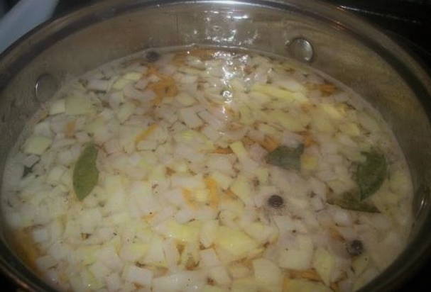 Борщ без зажарки с курицей