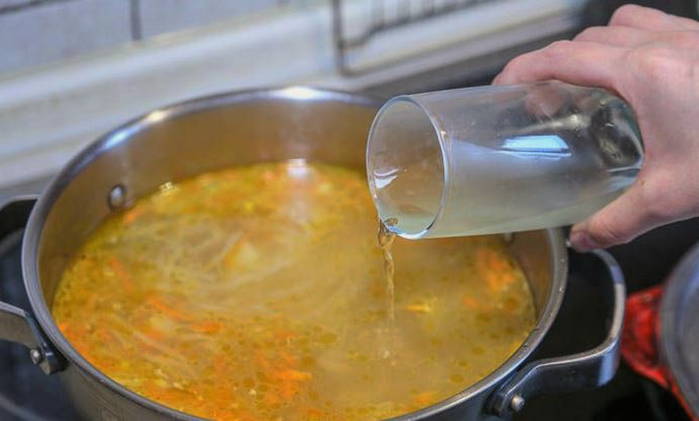 Борщ из вареной свеклы