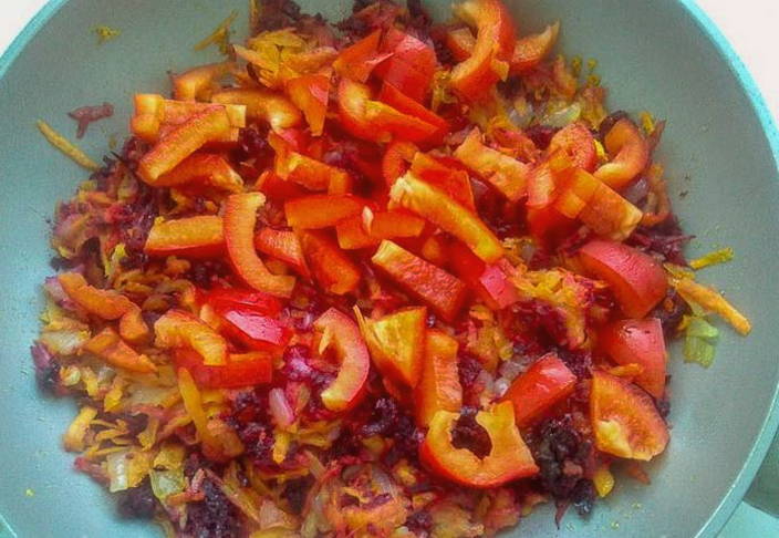 Гречневая каша с овощами