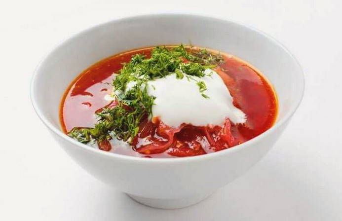 Борщ из пекинской капусты