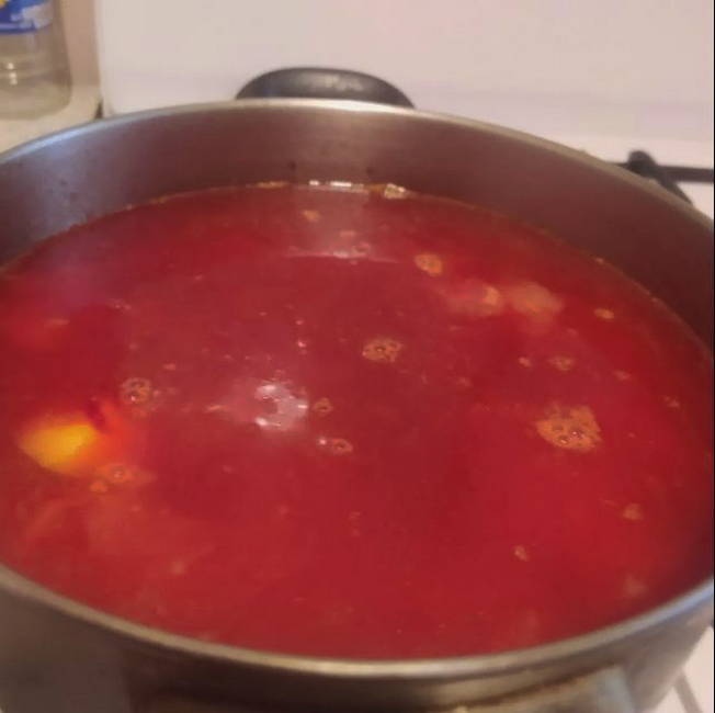 Борщ с лимоном