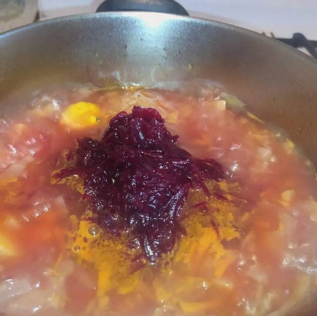 Борщ с лимоном