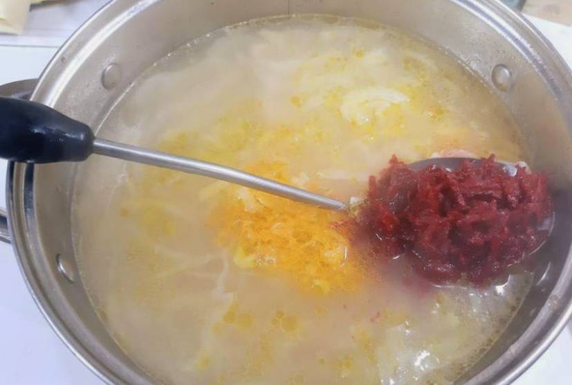 Борщ с помидорами