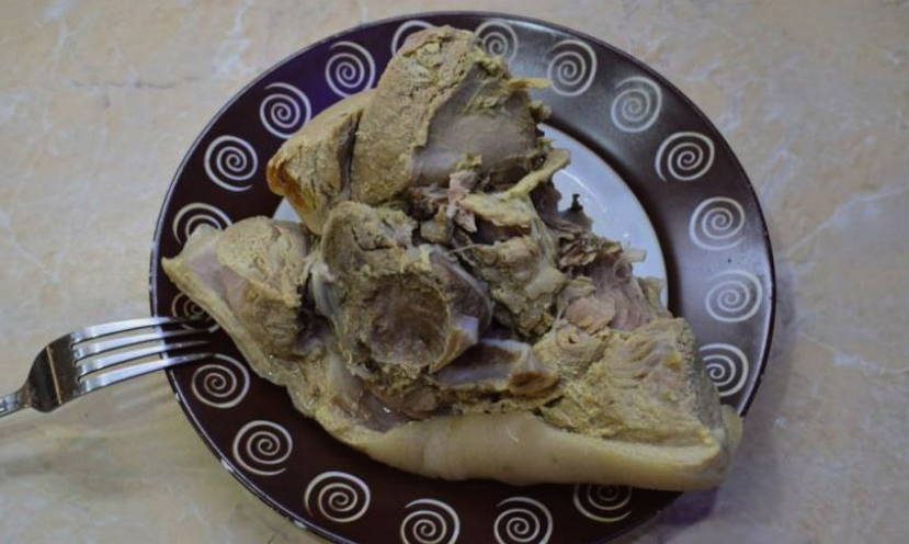 Борщ с маринованной капустой