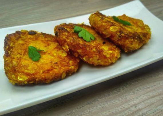Постные котлеты из геркулеса Постные котлеты из геркулеса