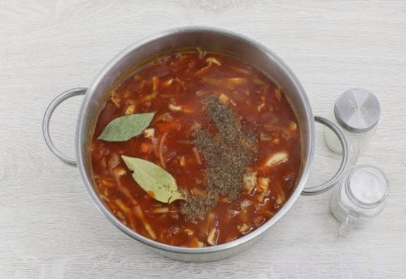 Борщ с красной фасолью