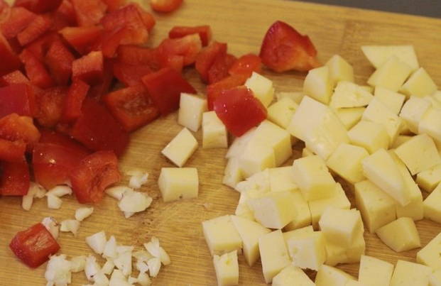 Салат «Красное море» с болгарским перцем