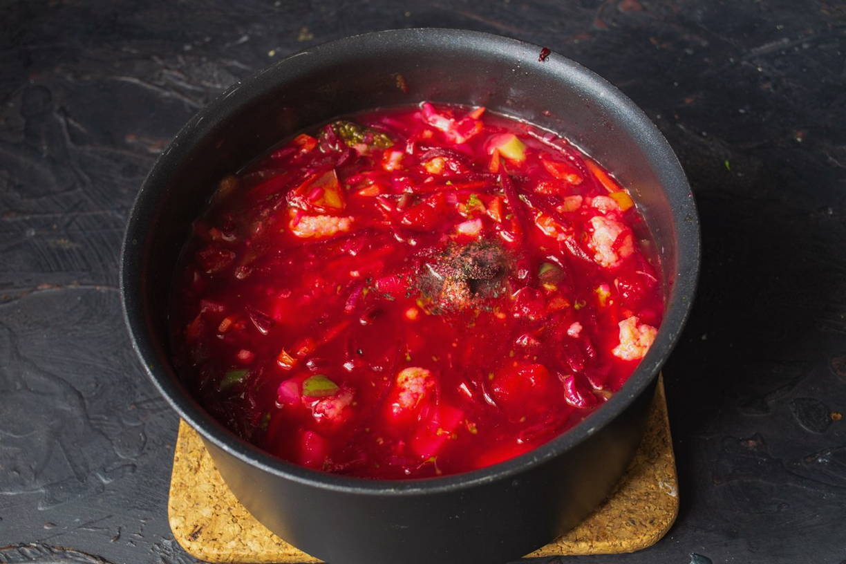 Борщ с цветной капустой