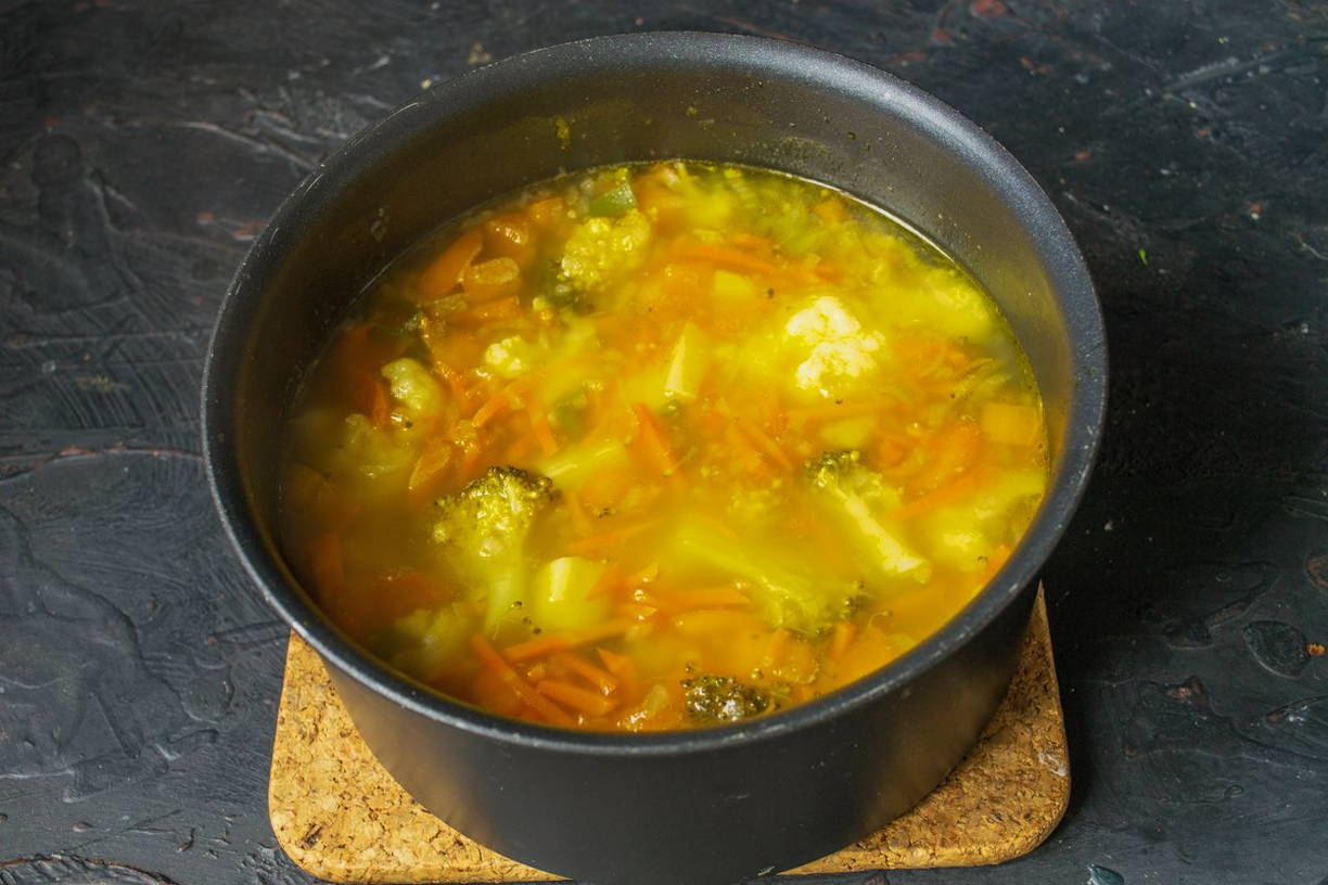 Борщ с цветной капустой
