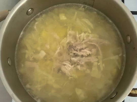 Борщ с чесноком