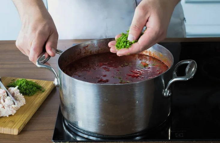 Борщ с уксусом и сахаром