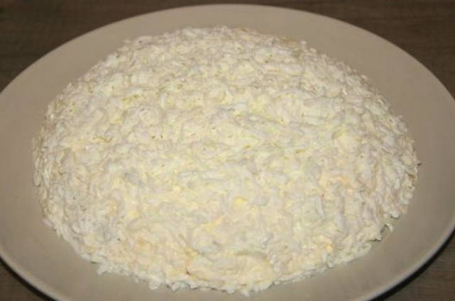 Салат «Лесная поляна» с маринованными опятами