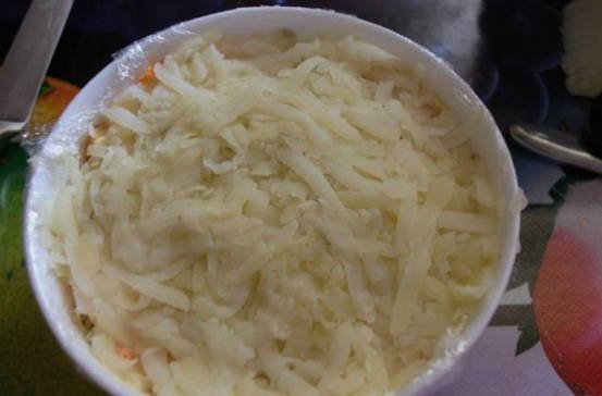 Салат «Лесная поляна» с корейской морковью