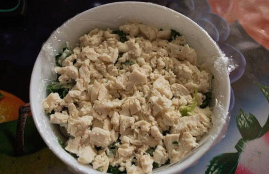 Салат «Лесная поляна» с корейской морковью